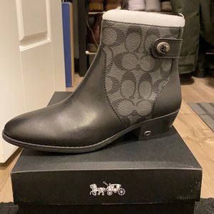 SOLD Coach ankle booties